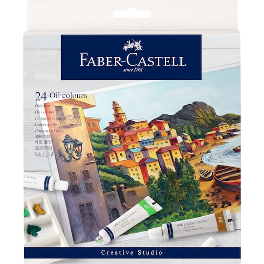 Faber-Castell Creative Studio 24 Color Oil Paint Set